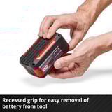 EINHELL Batteria Power-X-Change Plus TWIN-PACK 18Volt 5,2Ah rosso/Nero