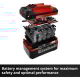 EINHELL Batteria Power-X-Change Plus TWIN-PACK 18Volt 5,2Ah rosso/Nero