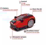 EINHELL Power X-Change Mähroboter FREELEXO CAM PLUS 600, Robot tagliaerba rosso/Nero