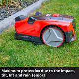 EINHELL Power X-Change Mähroboter FREELEXO CAM PLUS 600, Robot tagliaerba rosso/Nero