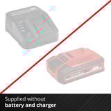 EINHELL Smerigliatrice angolare a batteria professionale TP-AG 18/125 CE Q Li - Solo, 18 Volt rosso/Nero