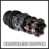 EINHELL Trapano avvitatore a percussione professionale a batteria TP-CD 18/50 Li-i BL Solo, 18Volt, Cordless rosso/Nero