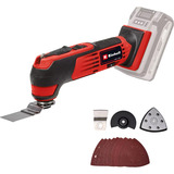 EINHELL Utensile multifunzione a batteria Power X-Change TE-MG 18/1 Li-Solo, 18 Volt, Strumento multi funzione rosso/Nero