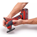 EINHELL Utensile multifunzione a batteria Power X-Change TE-MG 18/1 Li-Solo, 18 Volt, Strumento multi funzione rosso/Nero