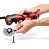 EINHELL Utensile multifunzione a batteria Power X-Change TE-MG 18/1 Li-Solo, 18 Volt, Strumento multi funzione rosso/Nero