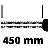 Einhell GC-HH 18/45 Lama singola 3,17 kg rosso/Nero, Batteria, 18 V, 3,17 kg, 450 mm