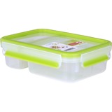 Emsa 518103 contenitore portapranzo Contenitore per il pranzo 0,6 L Polipropilene (PP), Elastomero Termoplastico (TPE) Verde, Trasparente 1 pz verde chiaro/trasparente, Contenitore per il pranzo, Adulto, Verde, Trasparente, Polipropilene (PP), Elastomero Termoplastico (TPE), Monocromatico, Rettangolare