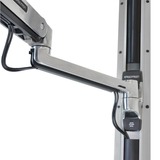 Ergotron LX Sit-Stand Wall Mount LCD Arm 106,7 cm (42") Acciaio inossidabile Parete argento, 11,3 kg, 106,7 cm (42"), 75 x 75 mm, 200 x 100 mm, Acciaio inossidabile