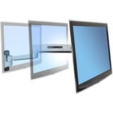 Ergotron LX Sit-Stand Wall Mount LCD Arm 106,7 cm (42") Acciaio inossidabile Parete, Base per monitor argento, 11,3 kg, 106,7 cm (42"), 75 x 75 mm, 200 x 100 mm, Acciaio inossidabile