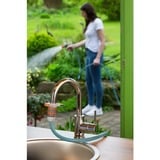 GARDENA Equipaggiamento base per interni, raccordi per rubinetti da interno, Pezzo di Gallo grigio chiaro/Orange