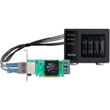 HighPoint SSD6444 4x Porta a PCIe 3.0 x16 NVMe RAID Custodia, Disk enclosure 