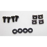 Inter-Tech 88887271 porta accessori Piastra per scaffale Nero, Piastra per scaffale, Nero, 4U, 177 mm, 483 mm, 16 mm