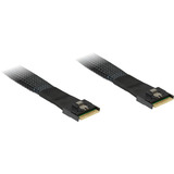 Inter-Tech Cavo SlimSAS SFF-8654 8i > SlimSAS SFF-8654 8i Nero