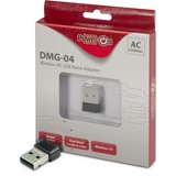 Inter-Tech DMG-04 WLAN 433 Mbit/s, Adattatore Wi-Fi Wireless, USB, WLAN, 433 Mbit/s