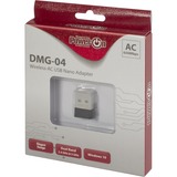 Inter-Tech DMG-04 WLAN 433 Mbit/s, Adattatore Wi-Fi Wireless, USB, WLAN, 433 Mbit/s