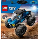 LEGO City 60402 Monster Truck Blu, Veicolo Giocattolo Fuoristrada, Giochi per Bambini di 5+ Anni con Minifigure del Pilota, Giochi di costruzione Veicolo Giocattolo Fuoristrada, Giochi per Bambini di 5+ Anni con Minifigure del Pilota, Set da costruzione, 5 anno/i, Plastica, 148 pz, 317 g