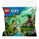 LEGO City L’incontro con il cucciolo di gorilla, Giochi di costruzione Set da costruzione, 5 anno/i, Plastica, 34 pz, 31 g