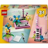 LEGO Creator Macchina da scrivere con fiori, Giochi di costruzione Set da costruzione, 8 anno/i, Plastica, 363 pz, 523 g