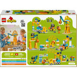 LEGO DUPLO Town Cantiere con veicoli da costruzione - Set 3 in 1, Giochi di costruzione 