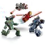 LEGO Iron Man e War Machine contro i droni di Hammer, Giochi di costruzione Set da costruzione, 7 anno/i, Plastica, 204 pz, 162 g