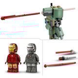 LEGO Iron Man e War Machine contro i droni di Hammer, Giochi di costruzione Set da costruzione, 7 anno/i, Plastica, 204 pz, 162 g