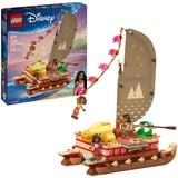 LEGO La canoa di Vaiana, Giochi di costruzione Set da costruzione, 6 anno/i, Plastica, 529 pz, 687 g