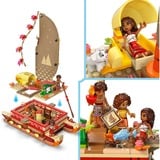 LEGO La canoa di Vaiana, Giochi di costruzione Set da costruzione, 6 anno/i, Plastica, 529 pz, 687 g