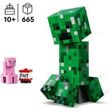 LEGO Minecraft 21276 Creeper Giocattolo, Action Figure Snodabile con Scomparto Segreto, Giochi Bambini 10+ Fan dei Videogiochi, Giochi di costruzione Action Figure Snodabile con Scomparto Segreto, Giochi Bambini 10+ Fan dei Videogiochi, Set da costruzione, 10 anno/i, Plastica, 665 pz, 600 g