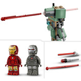 LEGO ǀ Marvel 76320 Iron Man e War Machine Contro i Droni Hammer, Giocattolo con 2 Minifigure e 2 Action Figure, Regalo 7+, Giochi di costruzione Giocattolo con 2 Minifigure e 2 Action Figure, Regalo 7+, Set da costruzione, 7 anno/i, Plastica, 204 pz, 162 g
