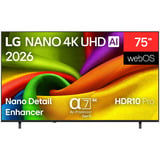 LG 75NU800B6LA.AEEQ, Televisore LED Nero