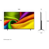 LG 75NU800B6LA.AEEQ, Televisore LED Nero