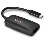 Lindy 43337 cavo e adattatore video 0,13 m USB tipo-C DisplayPort Nero Nero, 0,13 m, USB tipo-C, DisplayPort, Maschio, Femmina, Dritto