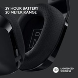 Logitech G733 Cuffia Padiglione auricolare Nero, Cuffia da gioco Nero, Cuffia, Padiglione auricolare, Giocare, Nero, Stereofonico, Manopola