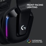 Logitech G733 Cuffia Padiglione auricolare Nero, Cuffia da gioco Nero, Cuffia, Padiglione auricolare, Giocare, Nero, Stereofonico, Manopola