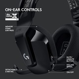 Logitech G733 Cuffia Padiglione auricolare Nero, Cuffia da gioco Nero, Cuffia, Padiglione auricolare, Giocare, Nero, Stereofonico, Manopola