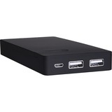 Luxa² PO-EG2-PC10BK-00 batteria portatile Polimeri di litio (LiPo) 10000 mAh Nero, Powerbank Nero, 10000 mAh, Polimeri di litio (LiPo), 5 V, Nero
