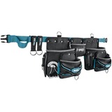 Makita E-05169 cintura portastrumenti Nero/Blu, Cintura portattrezzi, Nero, Blu, 5 tasche, 71 cm, 122 cm, Fibbia da bloccare con nottolino