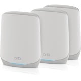 Netgear Orbi RBK763S Banda tripla (2.4 GHz/5 GHz/5 GHz) Wi-Fi 6 (802.11ax) Bianco 7 Interno, Router di rete bianco, Bianco, Interno, Sistema Mesh, 525 m², Banda tripla (2.4 GHz/5 GHz/5 GHz), Wi-Fi 6 (802.11ax)