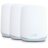 Netgear Orbi RBK763S Banda tripla (2.4 GHz/5 GHz/5 GHz) Wi-Fi 6 (802.11ax) Bianco 7 Interno, Router di rete bianco, Bianco, Interno, Sistema Mesh, 525 m², Banda tripla (2.4 GHz/5 GHz/5 GHz), Wi-Fi 6 (802.11ax)