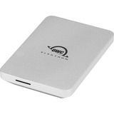 OWC Envoy Pro Elektron Box esterno SSD Argento M.2 alluminio, Box esterno SSD, M.2, M.2, 10 Gbit/s, Collegamento del dispositivo USB, Argento