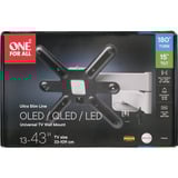 One for all WM 6254, Montaggio a parete grigio