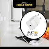 Otterbox Caricatore da parete EU Premium-Fast Charge, 20W, Caricabatterie bianco