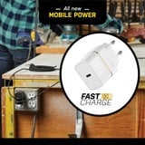 Otterbox Caricatore da parete EU Premium-Fast Charge, 20W, Caricabatterie bianco
