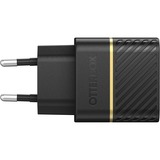 Otterbox Caricatore rapido da parete USB-C 30W Nero Scintillante, Caricabatterie Nero