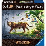 Ravensburger Puzzle di legno Tigre nella giungla 