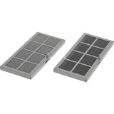 Respekta Set di filtri a carbone attivo MIZ 7800, Filtro argento/Nero