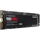 SAMSUNG 980 PRO M.2 500 GB PCI Express 4.0 V-NAND MLC NVMe, Disco a stato solido 500 GB, M.2, 6900 MB/s