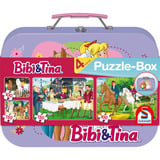 Schmidt Spiele Bibi & Tina Scatola puzzle in valigetta metallica 