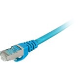Sharkoon Cavo patch SFTP, RJ-45, con cavo grezzo Cat.7a blu