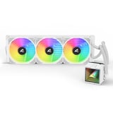 Sharkoon S100 ARGB, Raffreddamento ad acqua bianco